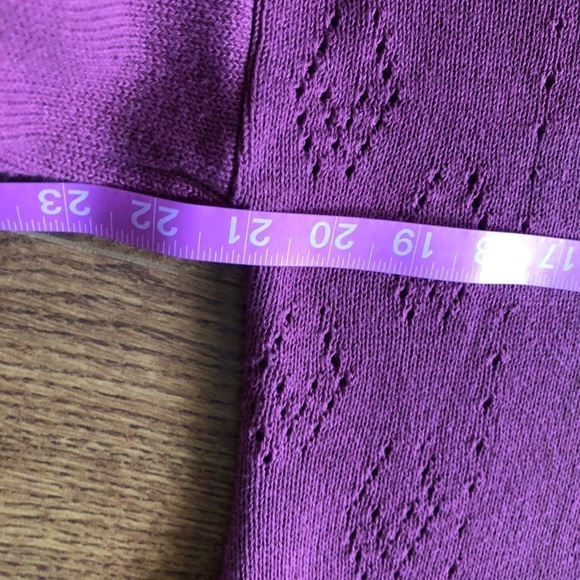 Vintage Southern Lady knit & embroidered button up Cardigan sweater in size L - Picture 6 of 6